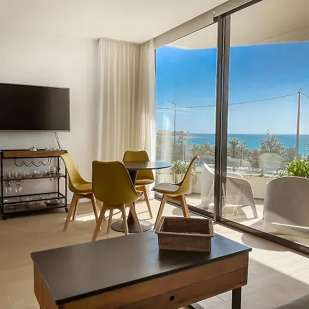 Modern Sea Front Sea Waves Apartment Alicante Exterior photo