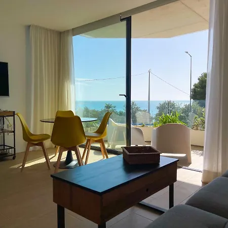 Modern Sea Front Sea Waves Apartment Alicante Exterior photo
